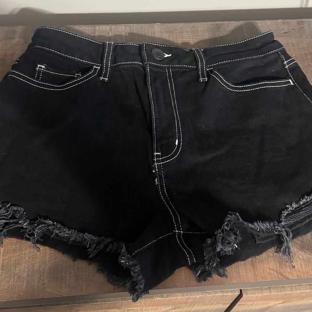 SO Women's Black Jean Shorts